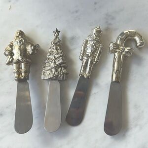 Vintage Wallace silversmiths Christmas knives